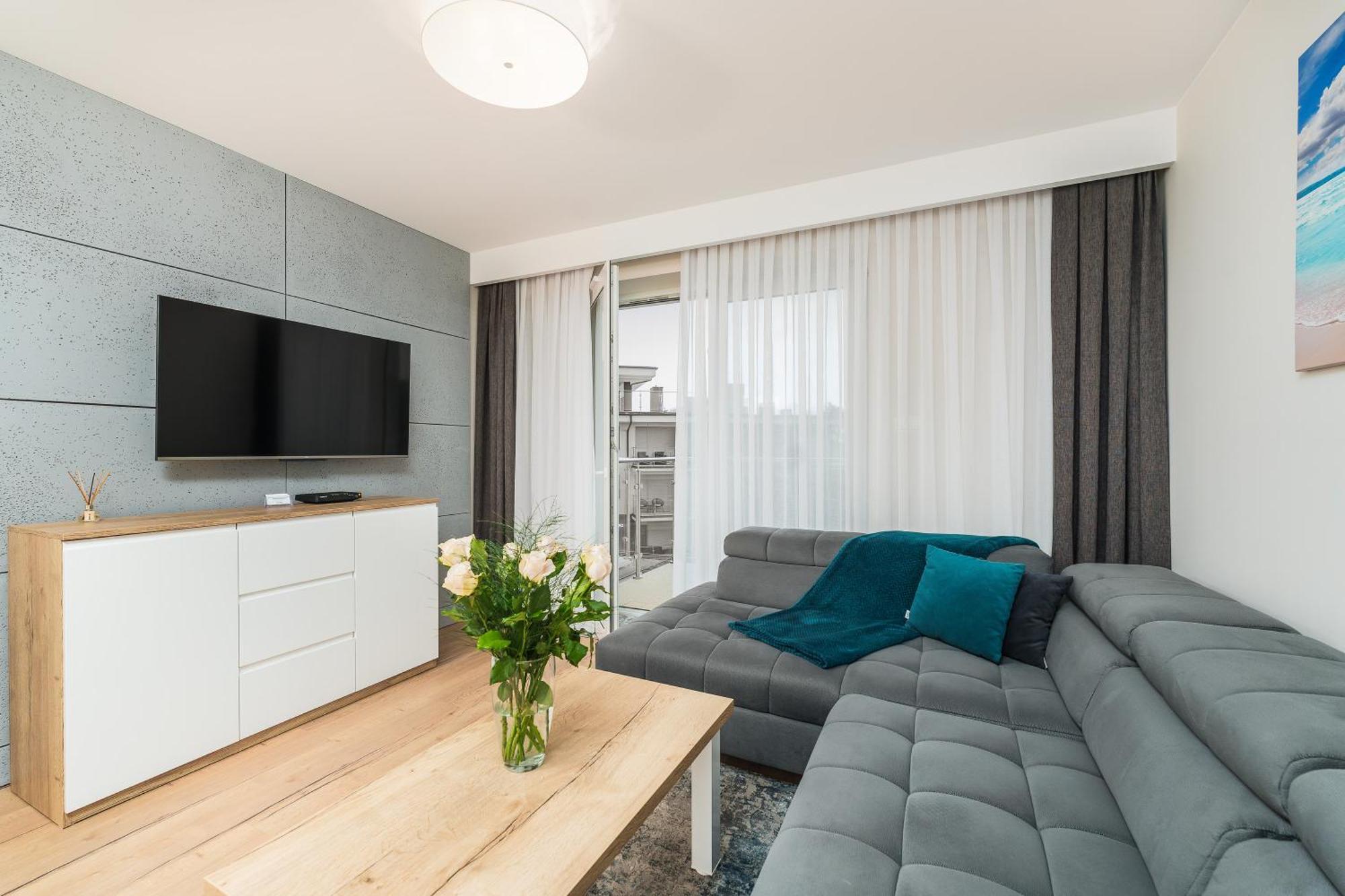 Apartament Szafir W Budynku Basenowym Morska Klifowa Rewal Exterior photo